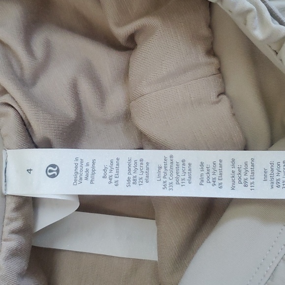 LULULEMON dance studio midrise jogger in sheer oak size 4 in great condition. - Picture 10 of 12